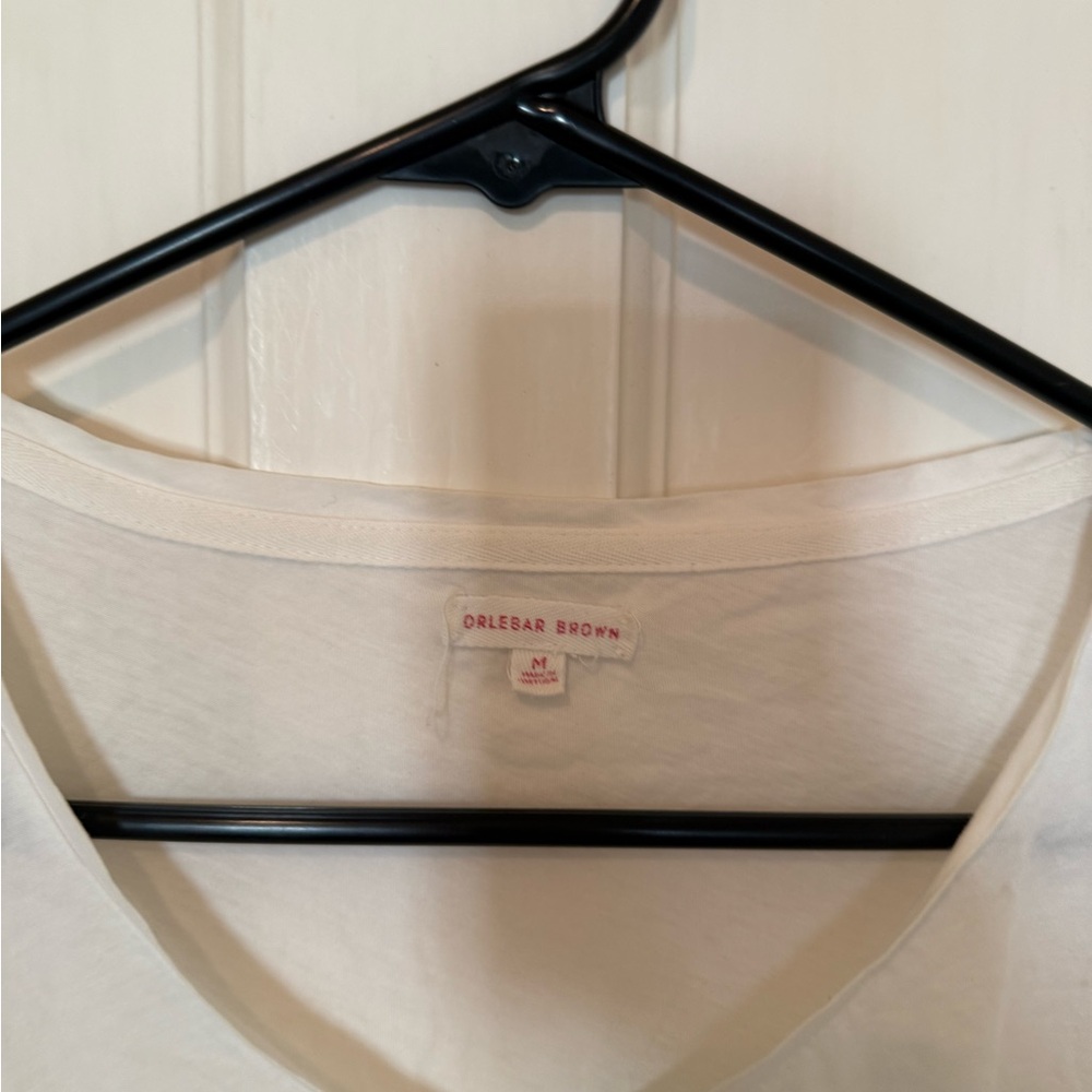 Orlebar Brown Cream Short Sleeve Tee